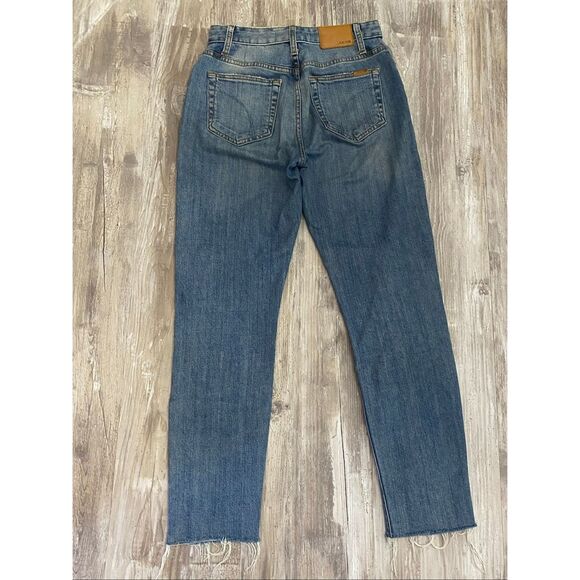 Joe’s Jeans Debbie High Rise Straight Ankle Raw Hem Distressed Women’s Sz 26 - Picture 5 of 7